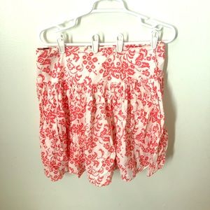 Gap Size 6 coral, low rise, skirt